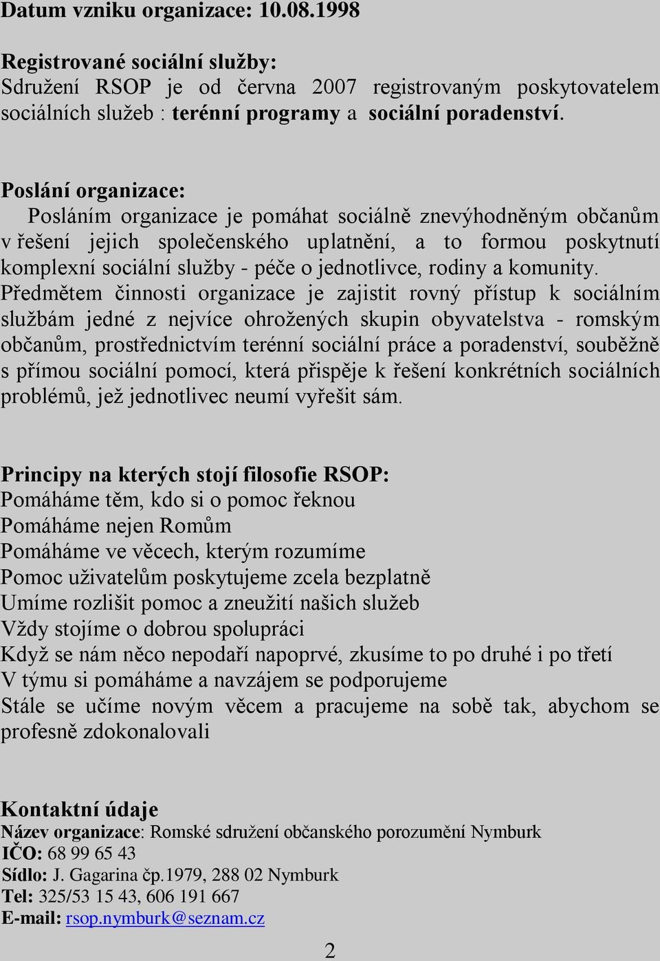 rodiny a komunity.