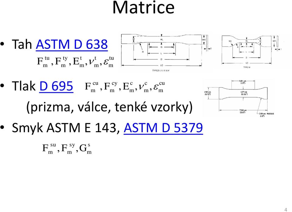 143, ASTM D 5379 F, F, G su m ty m, E sy m t