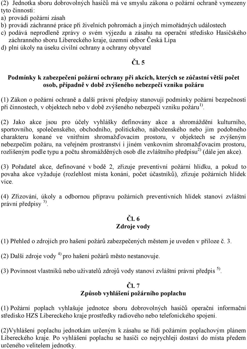 ochrany obyvatel Čl.