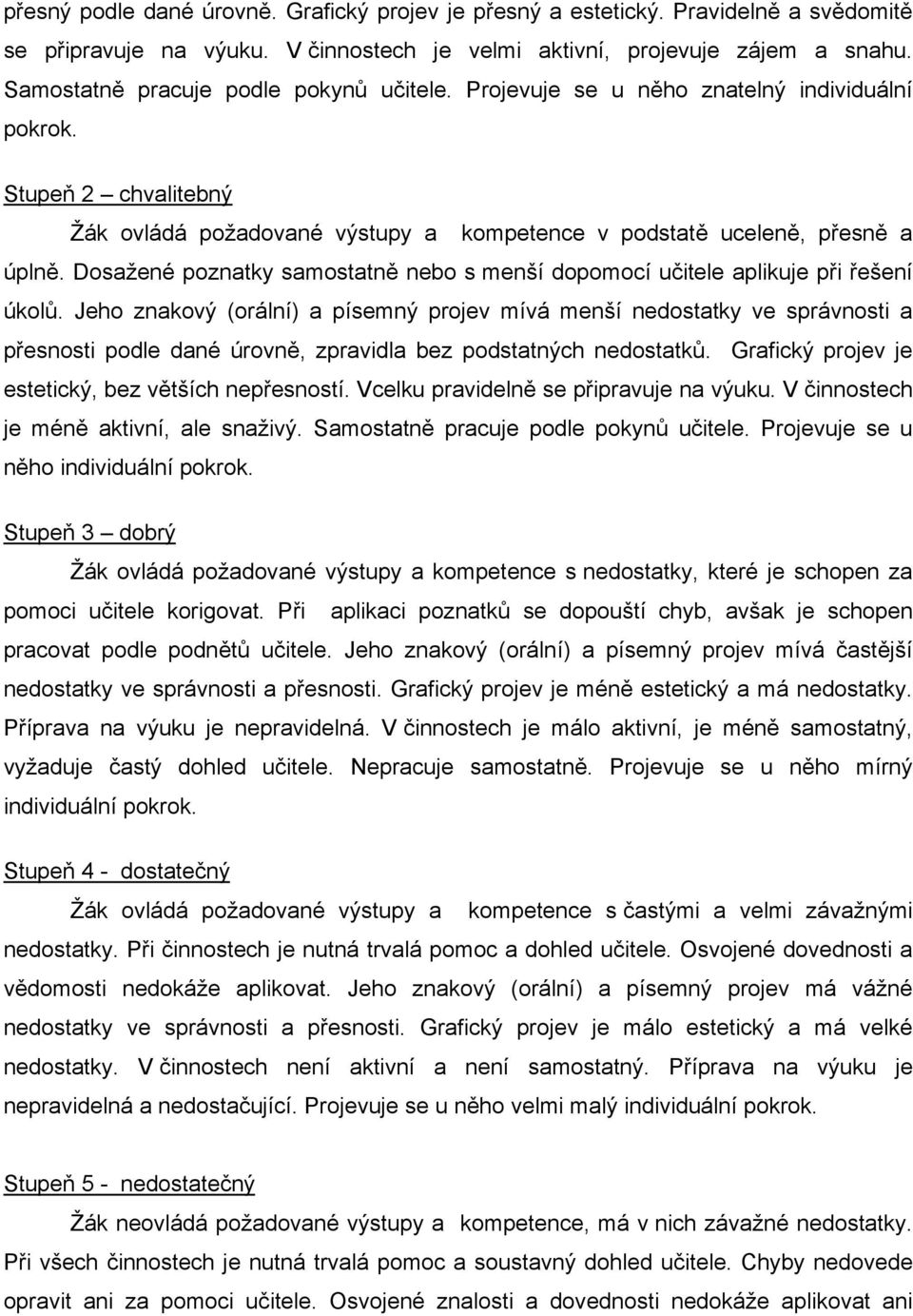 Dosažené poznatky samostatně nebo s menší dopomocí učitele aplikuje při řešení úkolů.