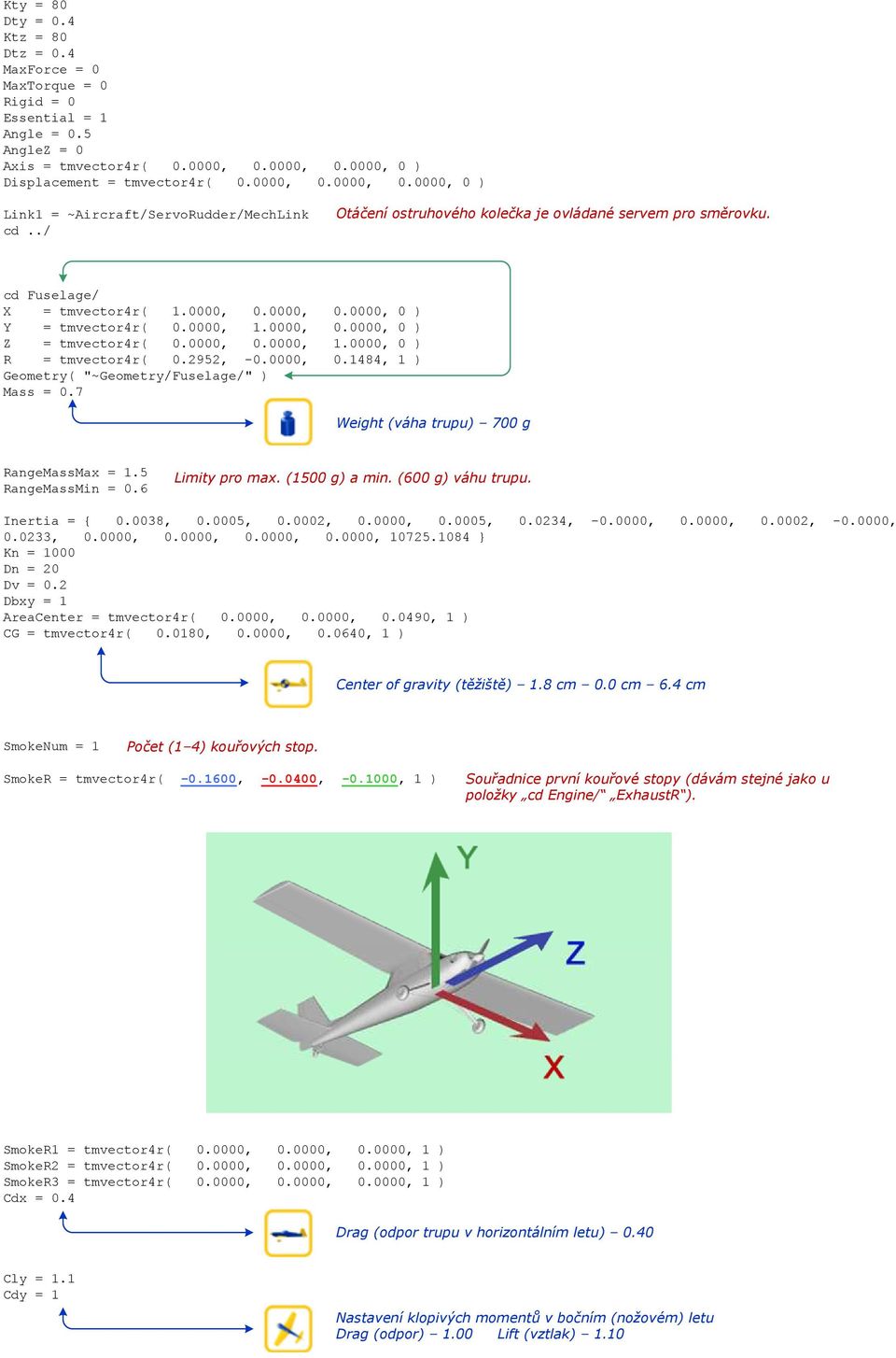 Inertia = { 0.0038, 0.0005, 0.0002, 0.0000, 0.0005, 0.0234, -0.0000, 0.0000, 0.0002, -0.0000, 0.0233, 0.0000, 0.0000, 0.0000, 0.0000, 10725.1084 } Dv = 0.2 AreaCenter = tmvector4r( 0.0000, 0.0000, 0.0490, 1 ) CG = tmvector4r( 0.