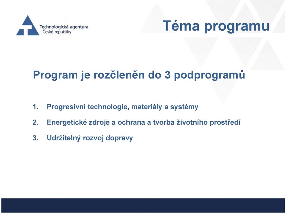 Progresivní technologie, materiály a systémy 2.