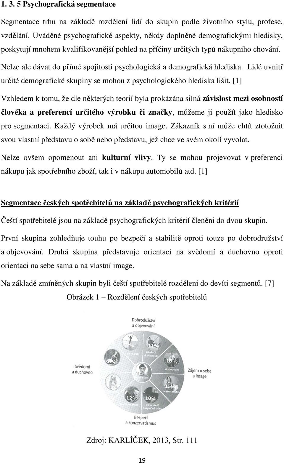 Nelze ale dávat do přímé spojitosti psychologická a demografická hlediska. Lidé uvnitř určité demografické skupiny se mohou z psychologického hlediska lišit.