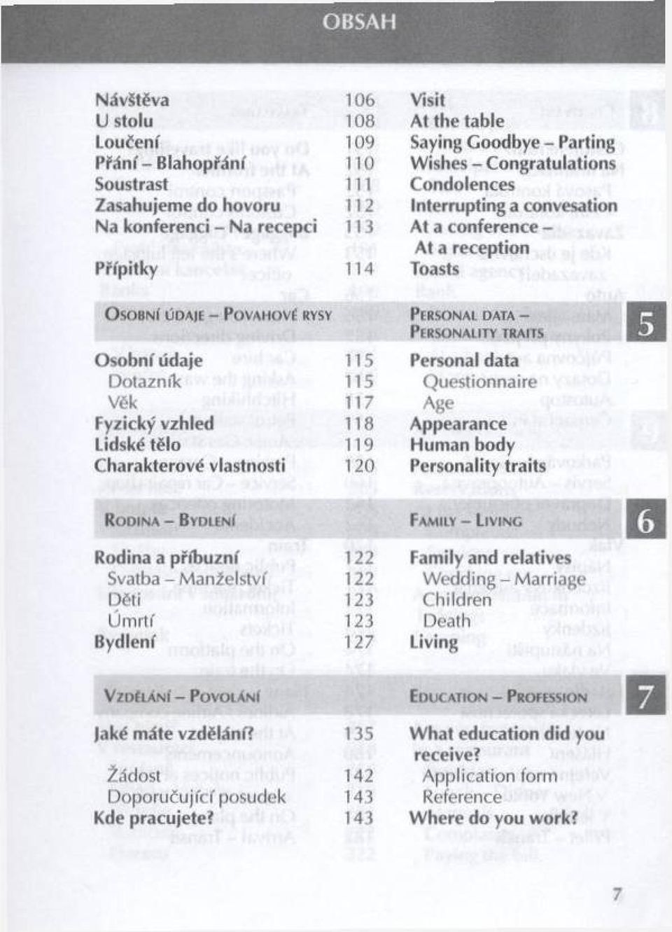 Fyzický vzhled Lidské tělo C harakterové vlastnosti 115 115 117 118 119 120 P e r s o n a l d a t a - P e r s o n a l it y t r a it s Personal data Q uestionnaire Age A ppearance H u m a n body