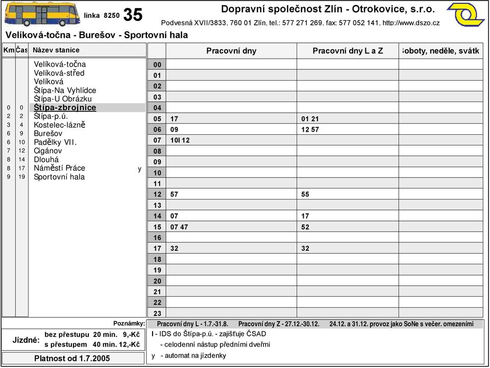 ,-kč Podvesná XVII/, Zlín, tel.:, fax:, http://www.dszo.