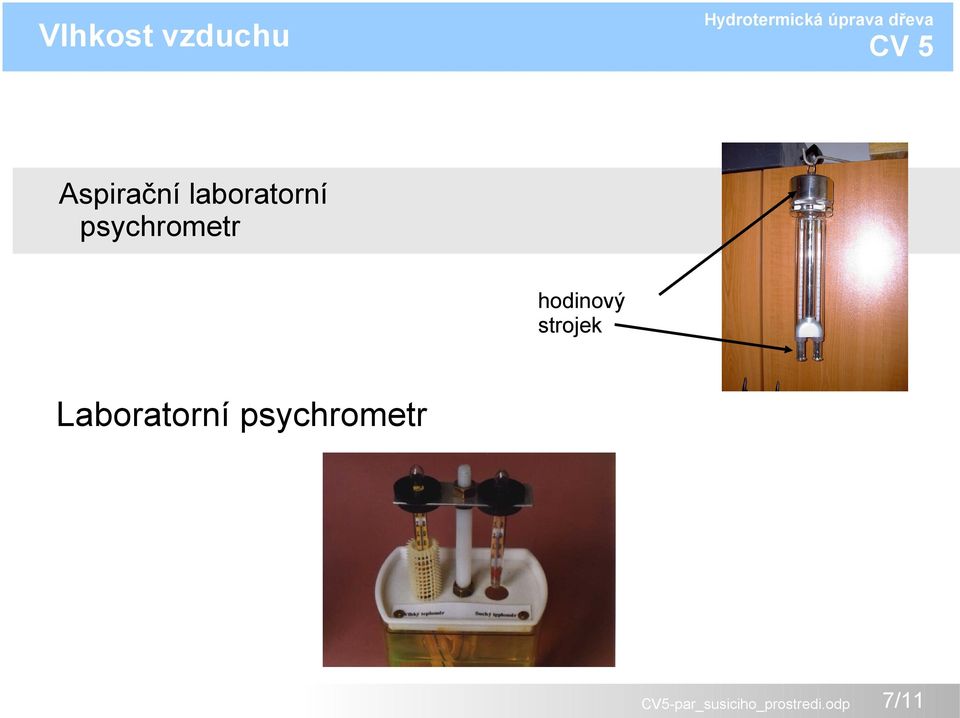 psychrometr hodinový