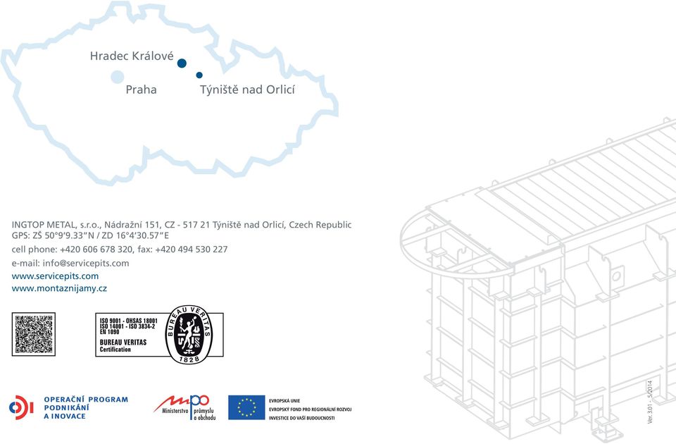 , Nádražní 151, CZ - 517 21 Týniště nad Orlicí, Czech Republic GPS: ZŠ 50