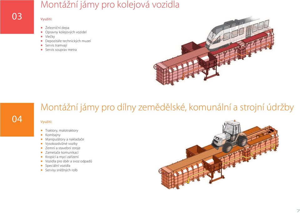 údržby Využití: Traktory, malotraktory Kombajny Manipulátory a nakladače Vysokozdvižné vozíky Zemní a stavební