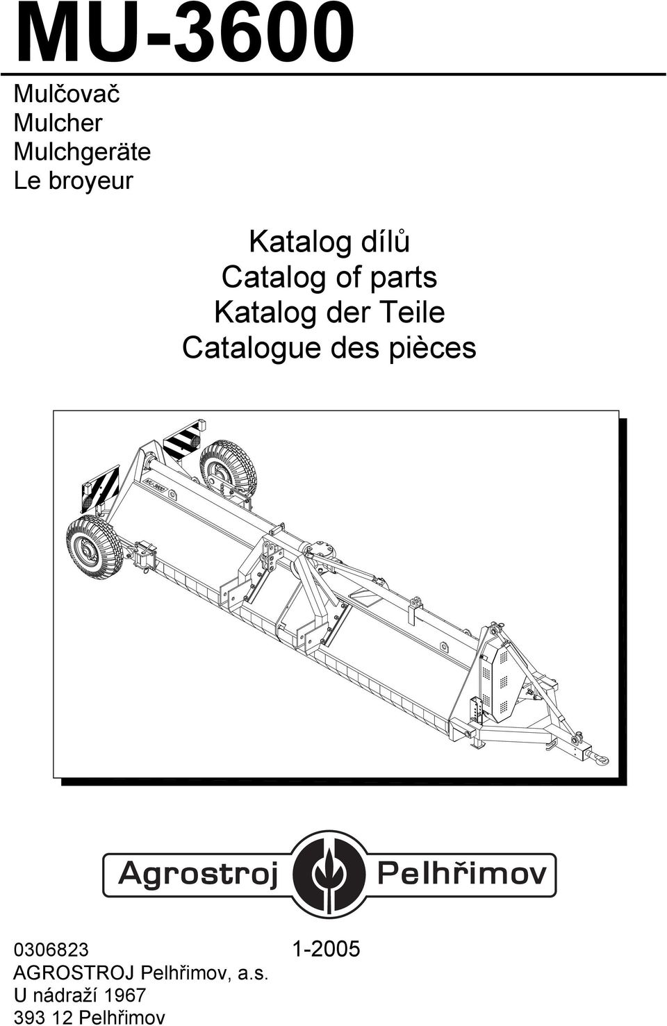 Catalogue des pièces 0306823 1-2005 AGROSTROJ