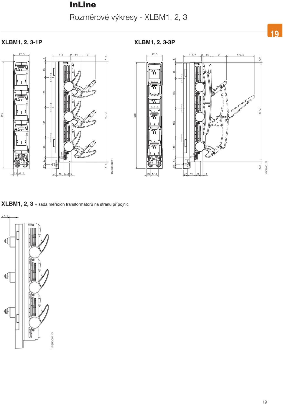 XLBM1, 2, 3 + sada měřících