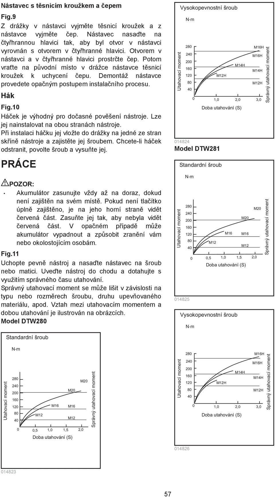 Potom vra te na p vodní místo v drážce nástavce t snicí kroužek k uchycení epu. Demontáž nástavce provedete opa ným postupem instala ního procesu. Hák Fig.