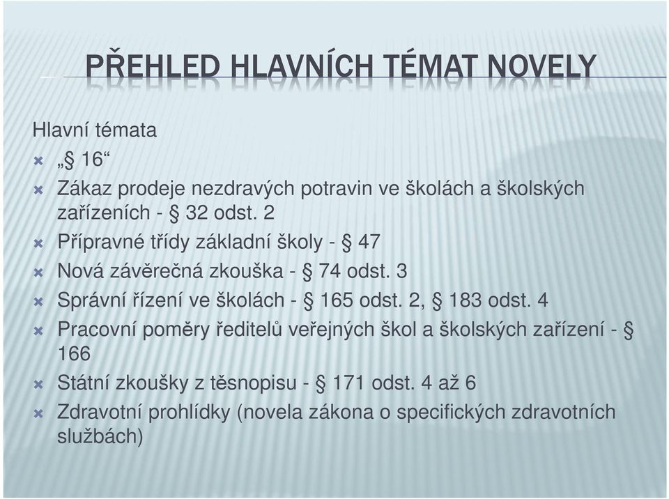 3 Správní řízení ve školách - 165 odst. 2, 183 odst.