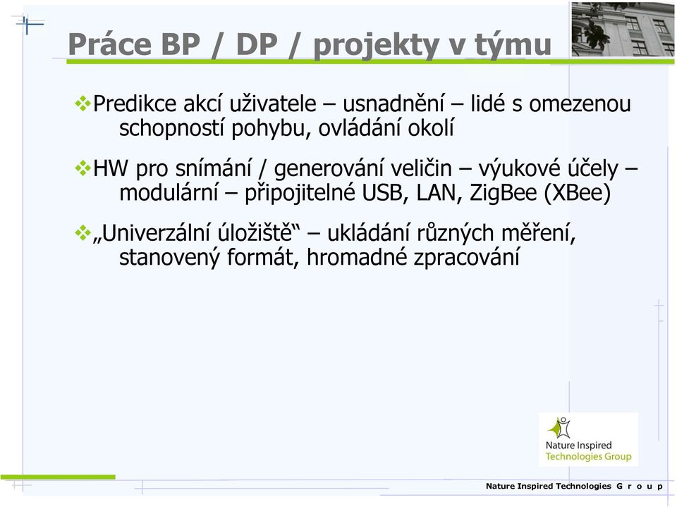 veličin výukové účely modulární připojitelné USB, LAN, ZigBee (XBee)