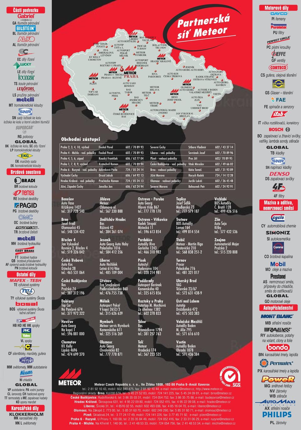 TRUTNOV TURNOV EVA AUTOSPORT METEOR SMEJKALOVÁ PEKAŘ NYMBURK LITVÍNOV MĚLNÍK KV KELLY CHOMUTOV AUTOSPORT HRADEC KRÁLOVÉ AUTOTIPP BERÁNEK ROZTOKY U PRAHY PODĚBRADY AL tlumiče pérování EC díly řízení