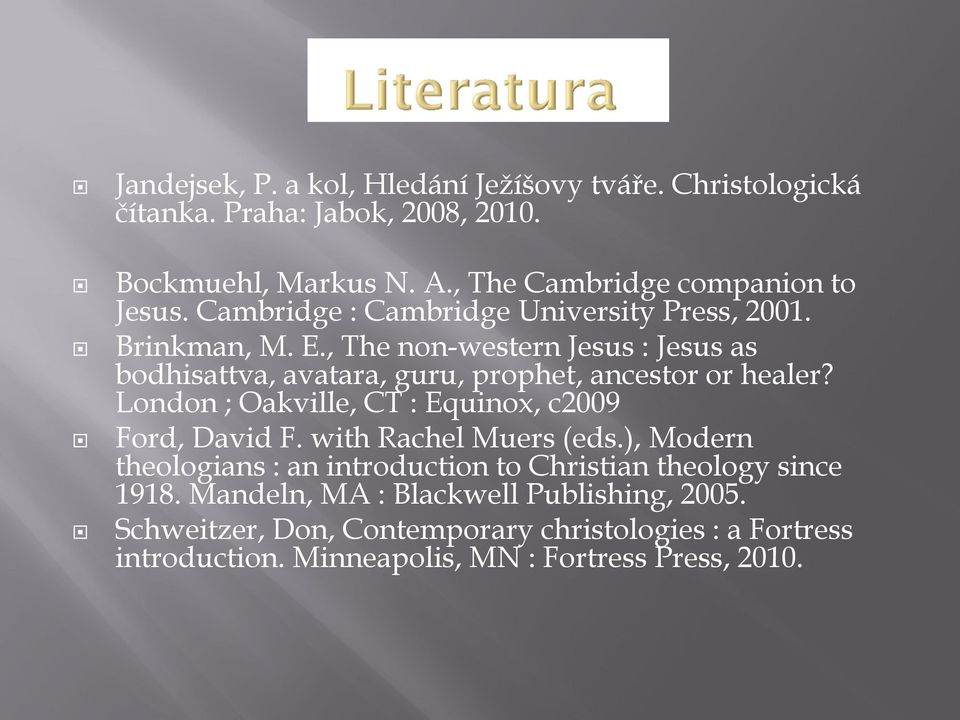 London ; Oakville, CT : Equinox, c2009 Ford, David F. with Rachel Muers (eds.), Modern theologians : an introduction to Christian theology since 1918.