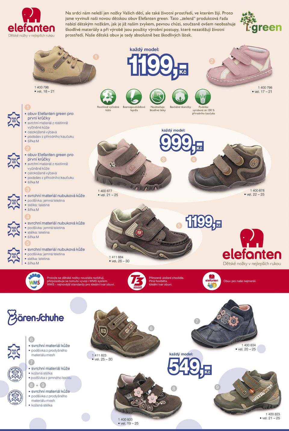 životní prostředí. Naše dětská obuv je tedy absolutně bez škodlivých látek. 00 vel.