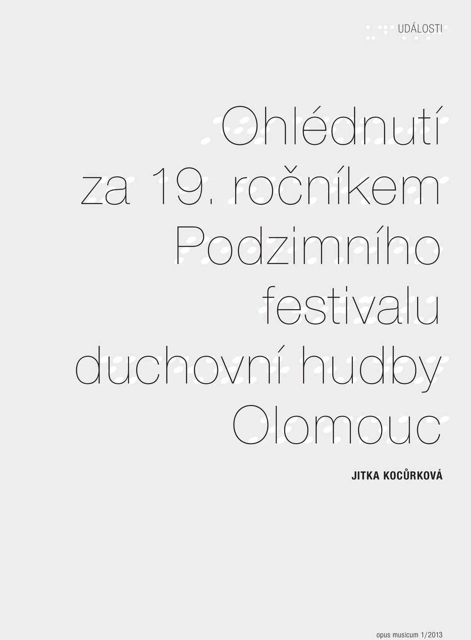 hudby Olomouc Ohlednuti za19 rocnikem