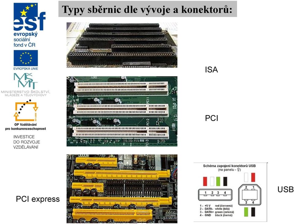 konektorů: ISA