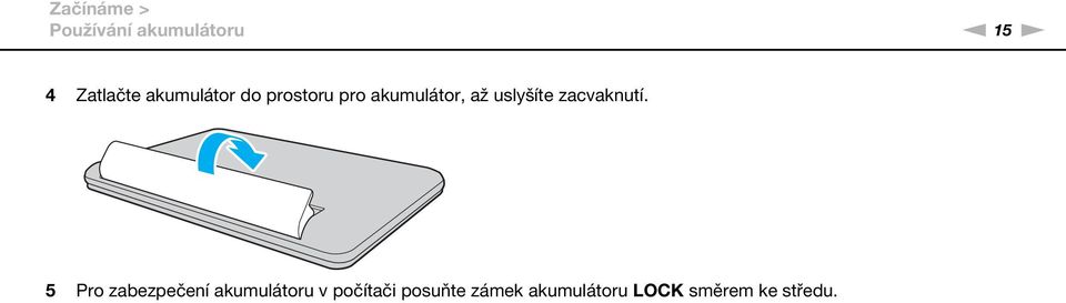 zacvaknutí.