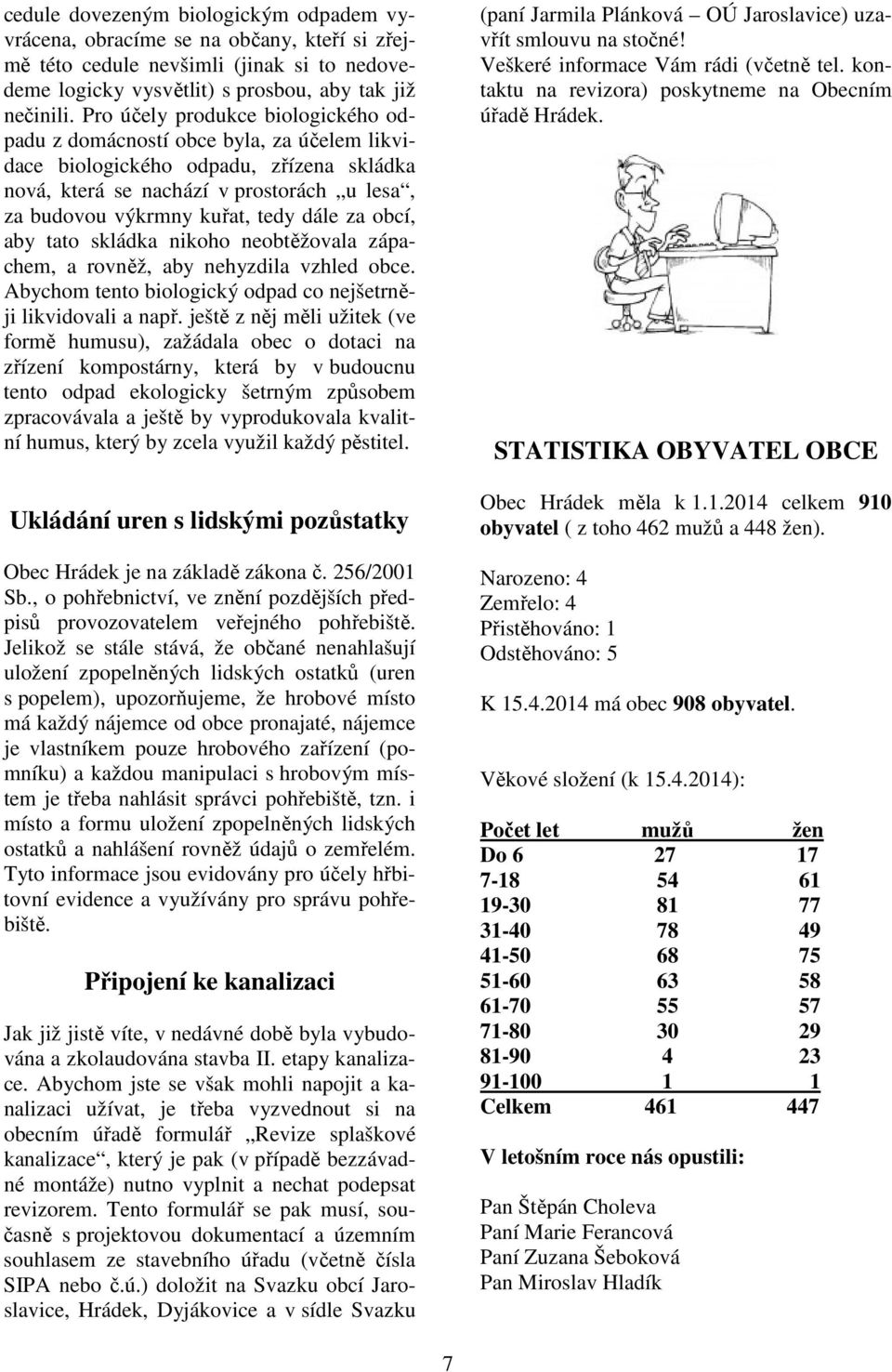 za obcí, aby tato skládka nikoho neobtěžovala zápachem, a rovněž, aby nehyzdila vzhled obce. Abychom tento biologický odpad co nejšetrněji likvidovali a např.