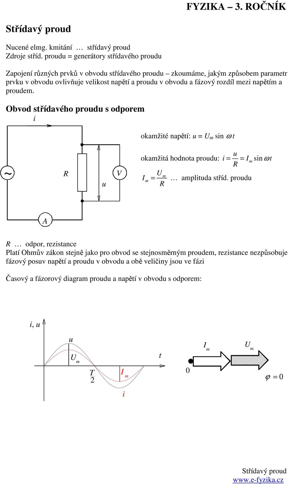 prod v obvod a fázový rozdíl ez napětí a prode.