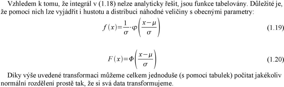 parametry: f x = 1 x (1.19) F x = x (1.