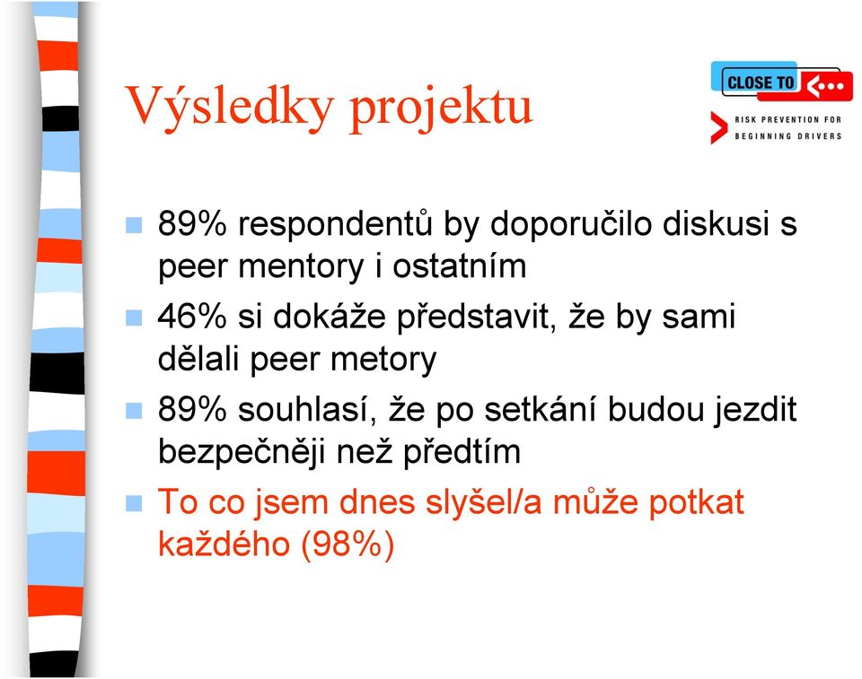 peer metory 89% souhlasí, že po setkání budou jezdit