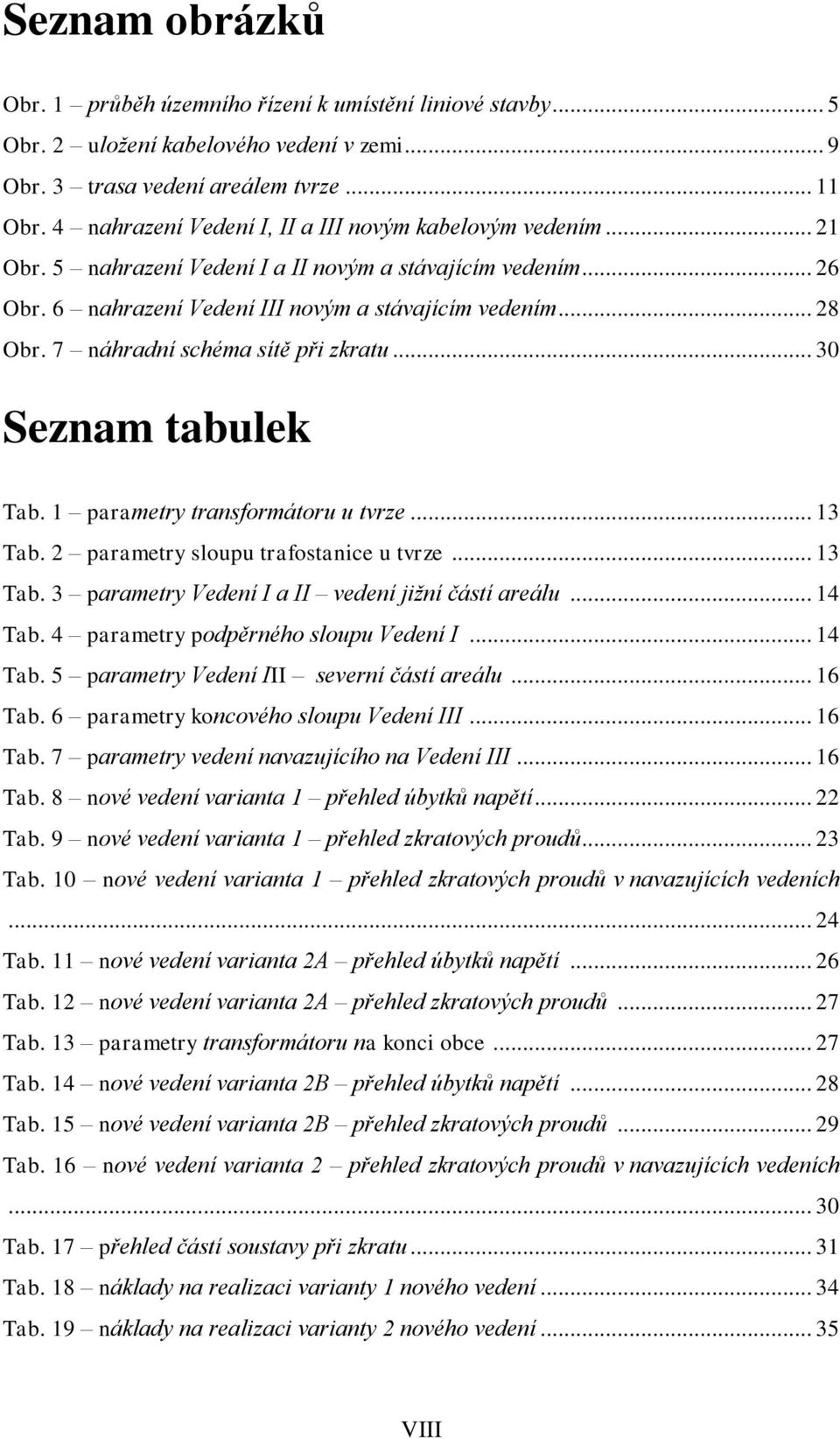 7 náhradní schéma sítě při zkratu... 30 Seznam tabulek Tab. 1 parametry transformátoru u tvrze... 13 Tab. 2 parametry sloupu trafostanice u tvrze... 13 Tab. 3 parametry Vedení I a II vedení jižní částí areálu.