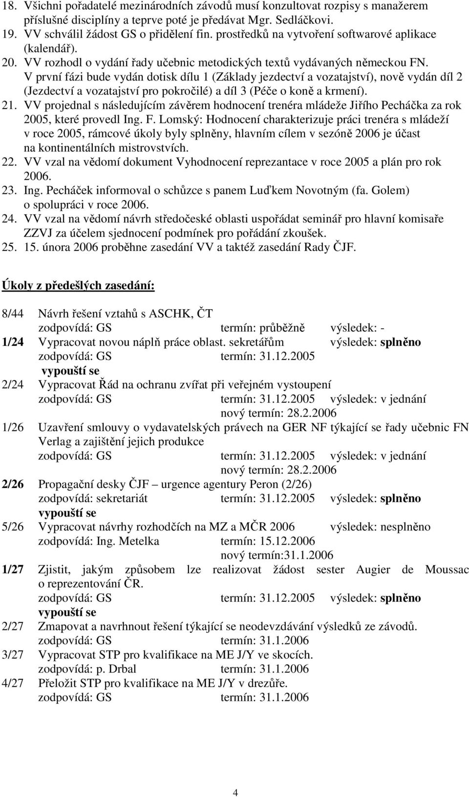 V první fázi bude vydán dotisk dílu 1 (Základy jezdectví a vozatajství), nově vydán díl 2 (Jezdectví a vozatajství pro pokročilé) a díl 3 (Péče o koně a krmení). 21.