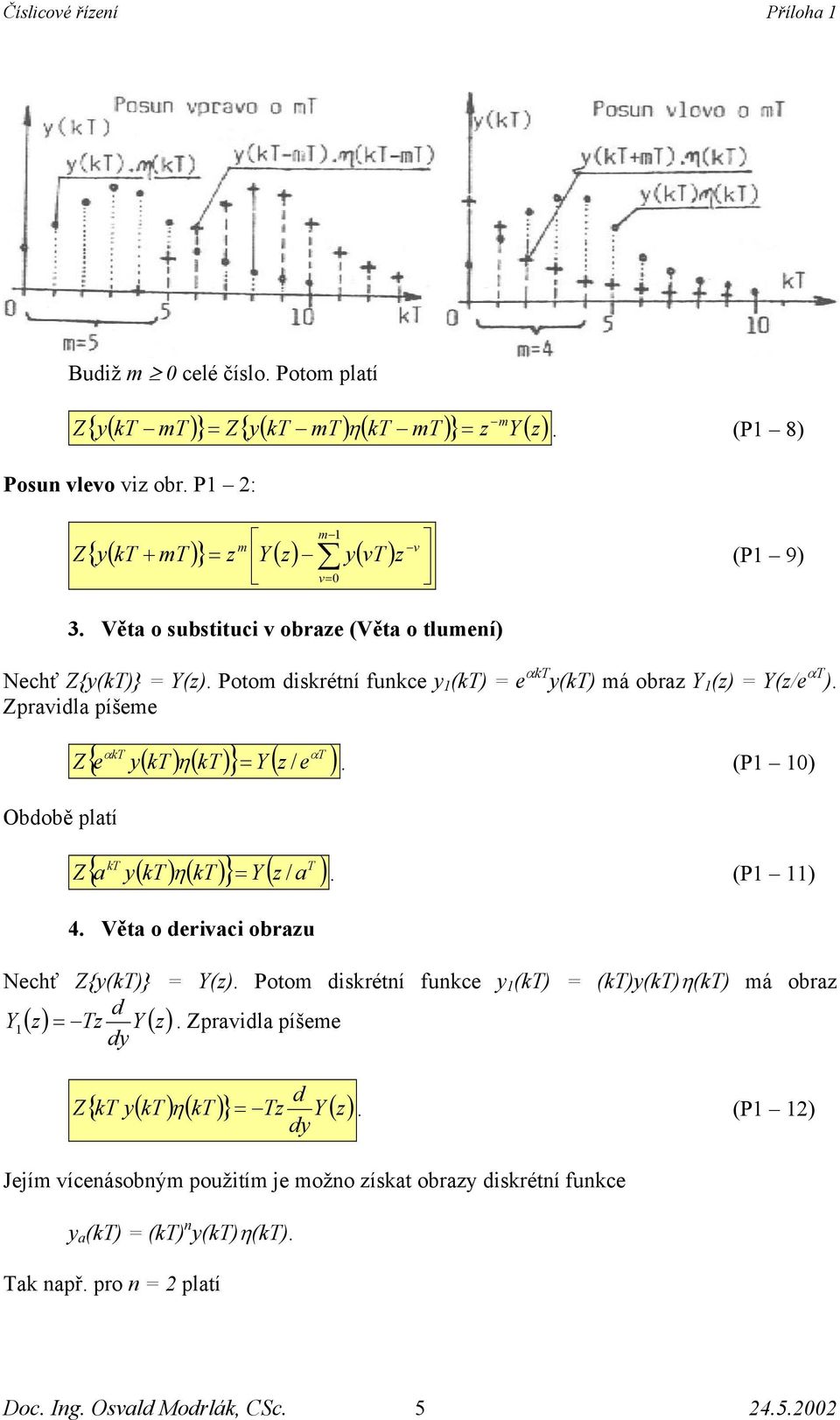 ( ) η ( )} ( / ) { ( ) ( )} ( ) (P ) η / (P ) 4 Vět o drvc obru Nchť {()} () Potom drétí fuc () ()()η() má obr d rvdl