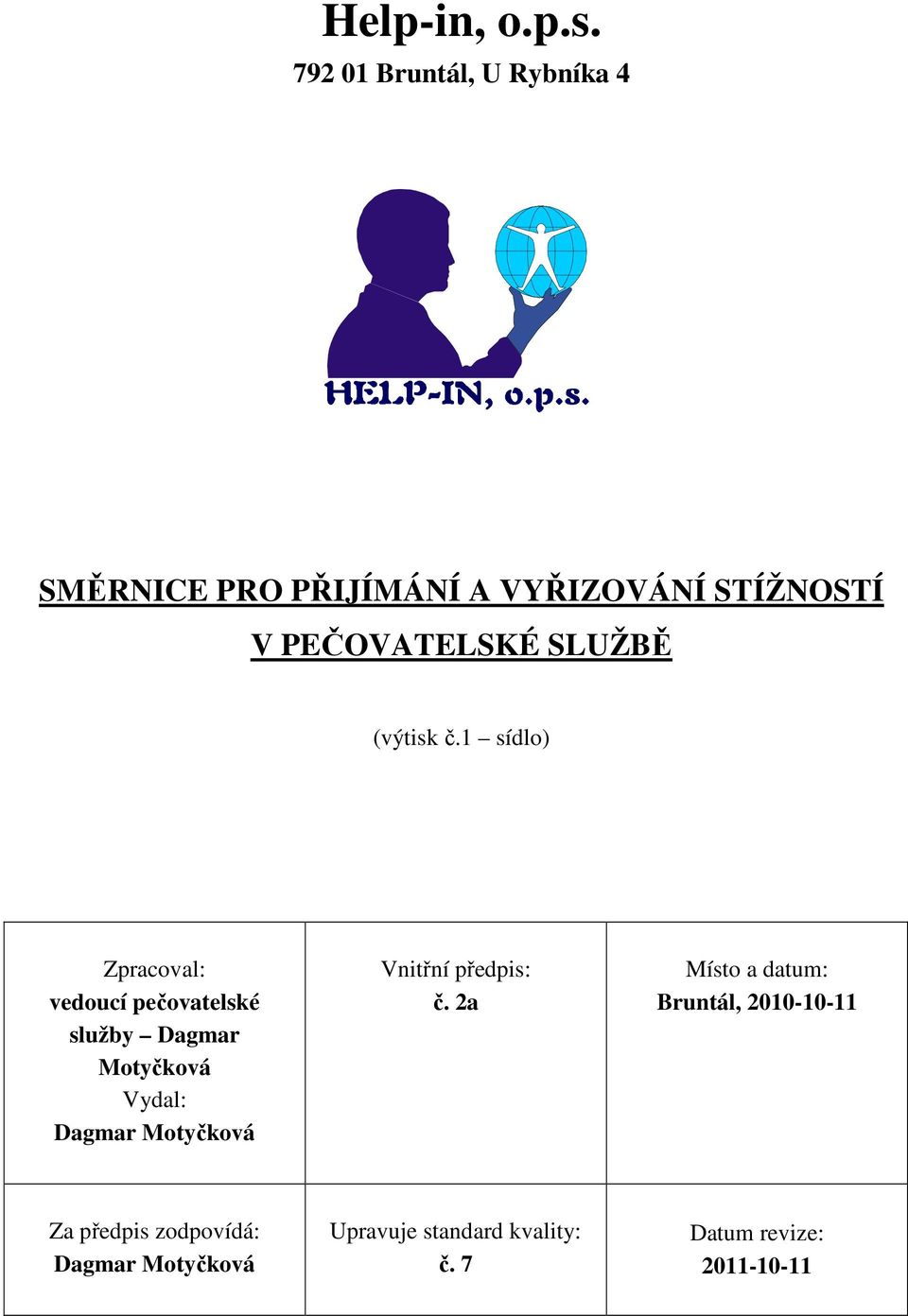 SLUŽBĚ (výtisk č.