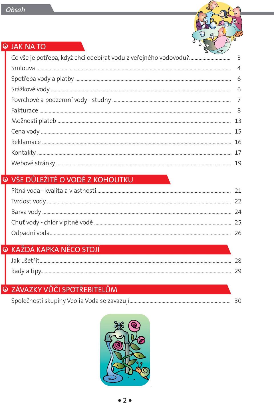 .. 19 VŠE DŮLEŽITÉ O VODĚ Z KOHOUTKU Pitná voda - kvalita a vlastnosti... 21 Tvrdost vody... 22 Barva vody... 24 Chuť vody - chlór v pitné vodě.