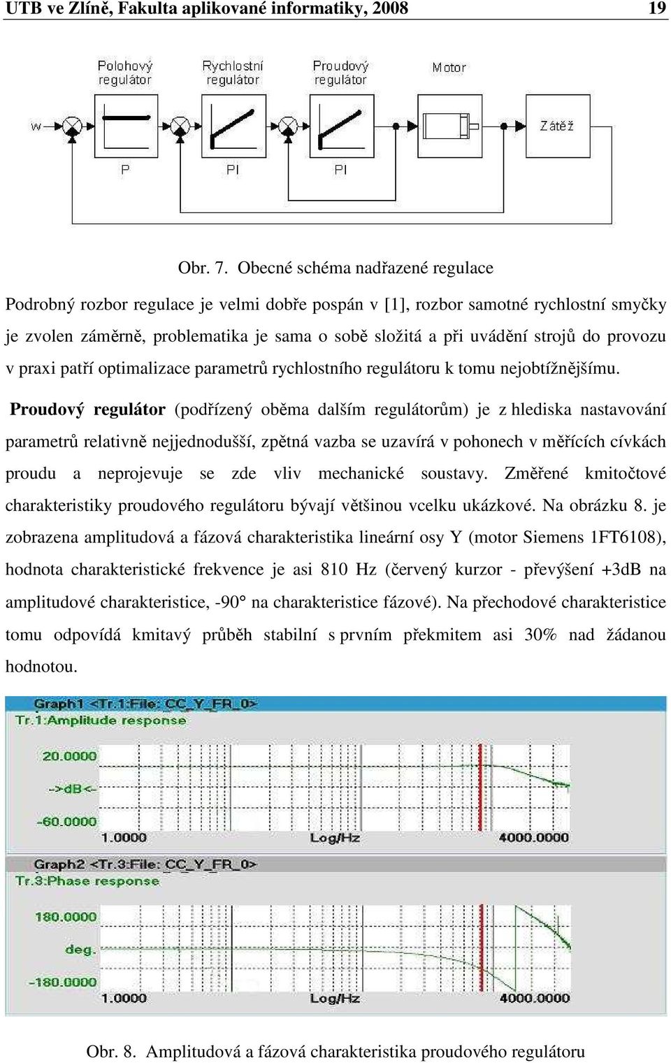 provozu v praxi patří optimalizace parametrů rychlostního regulátoru k tomu nejobtížnějšímu.