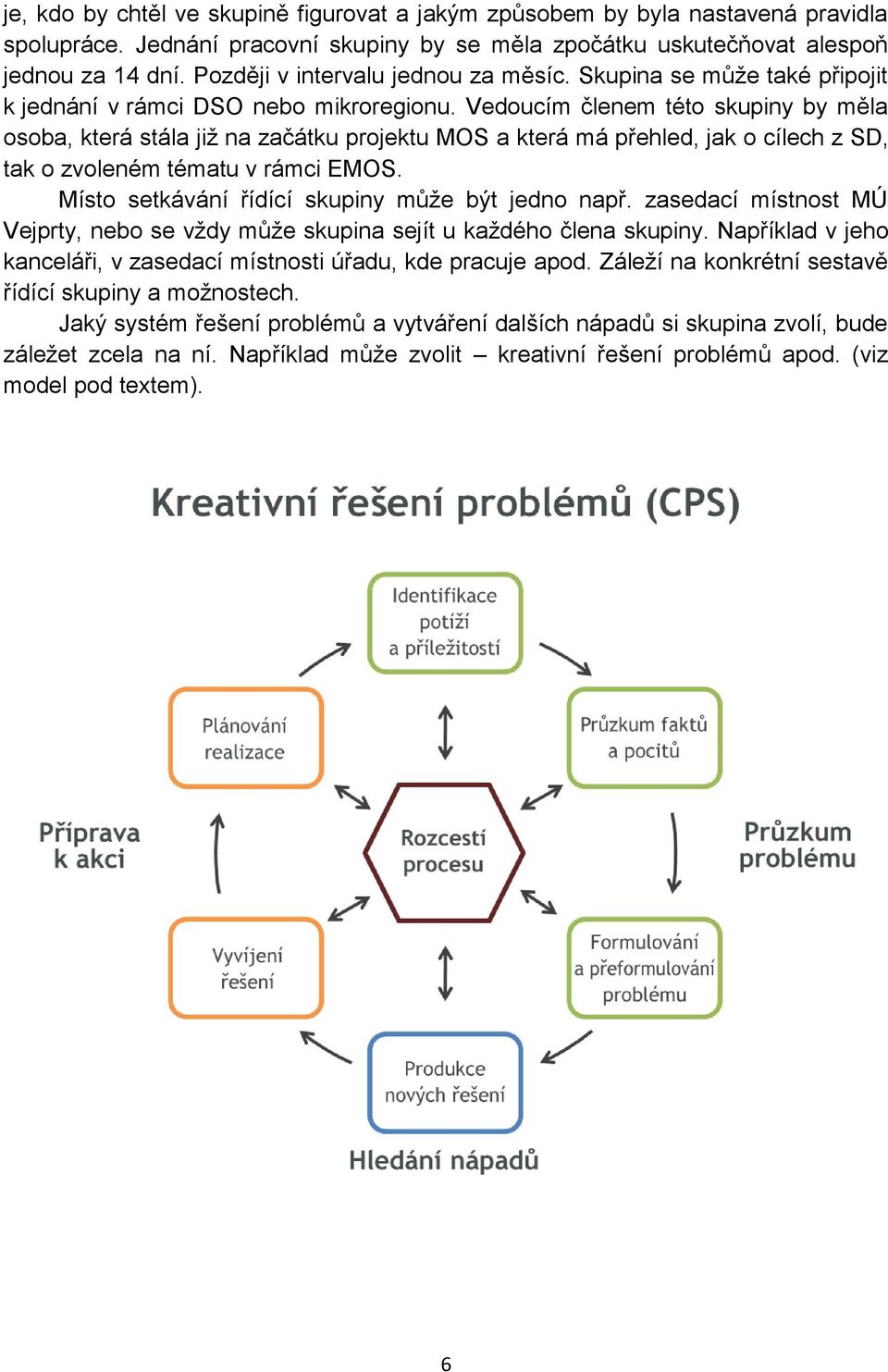 Vedoucím členem této skupiny by měla osoba, která stála již na začátku projektu MOS a která má přehled, jak o cílech z SD, tak o zvoleném tématu v rámci EMOS.