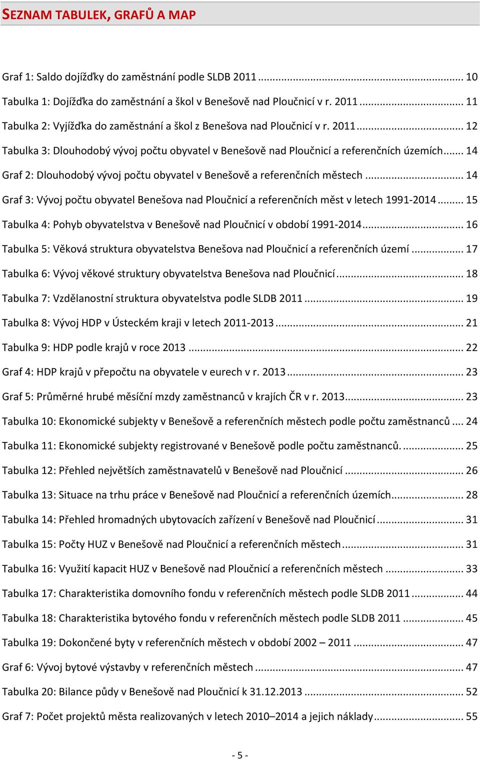 .. 14 Graf 3: Vývoj počtu obyvatel Benešova nad Ploučnicí a referenčních měst v letech 1991-2014... 15 Tabulka 4: Pohyb obyvatelstva v Benešově nad Ploučnicí v období 1991-2014.