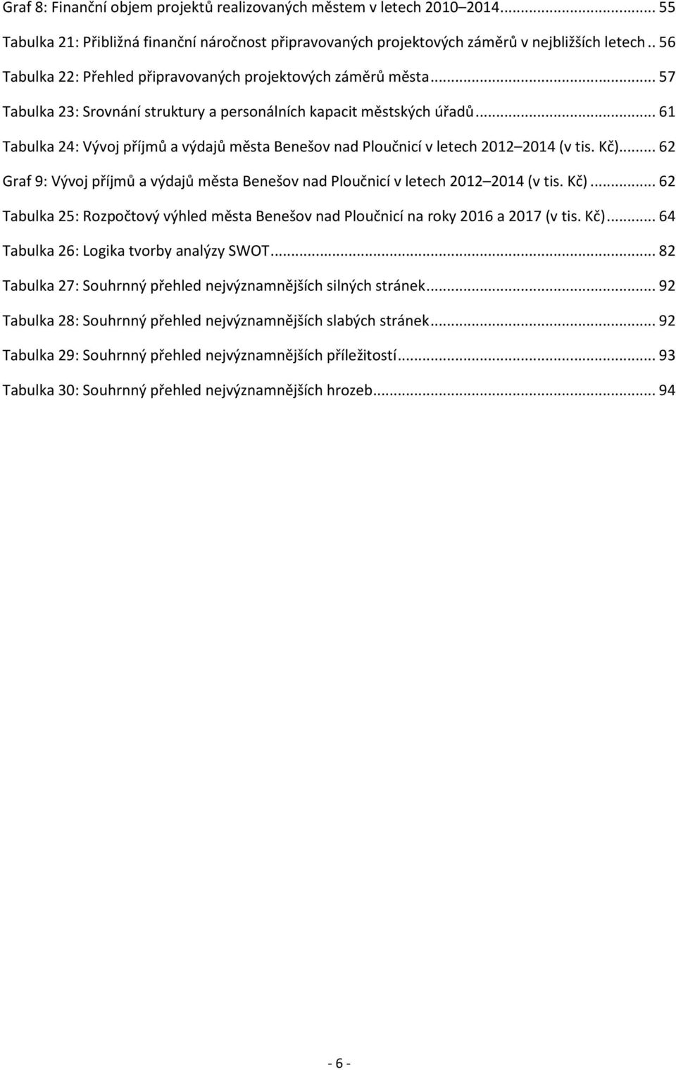 .. 61 Tabulka 24: Vývoj příjmů a výdajů města Benešov nad Ploučnicí v letech 2012 2014 (v tis. Kč)... 62 Graf 9: Vývoj příjmů a výdajů města Benešov nad Ploučnicí v letech 2012 2014 (v tis. Kč)... 62 Tabulka 25: Rozpočtový výhled města Benešov nad Ploučnicí na roky 2016 a 2017 (v tis.