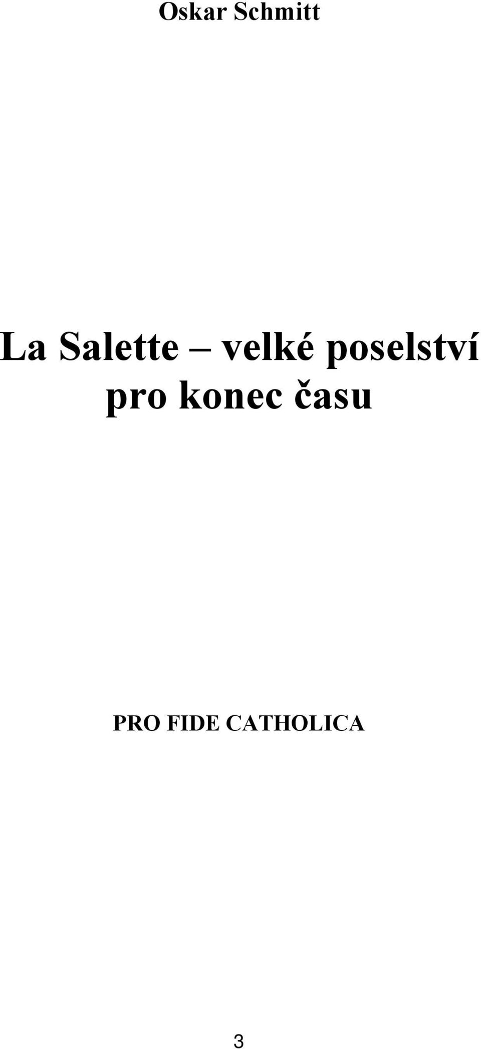 poselství pro