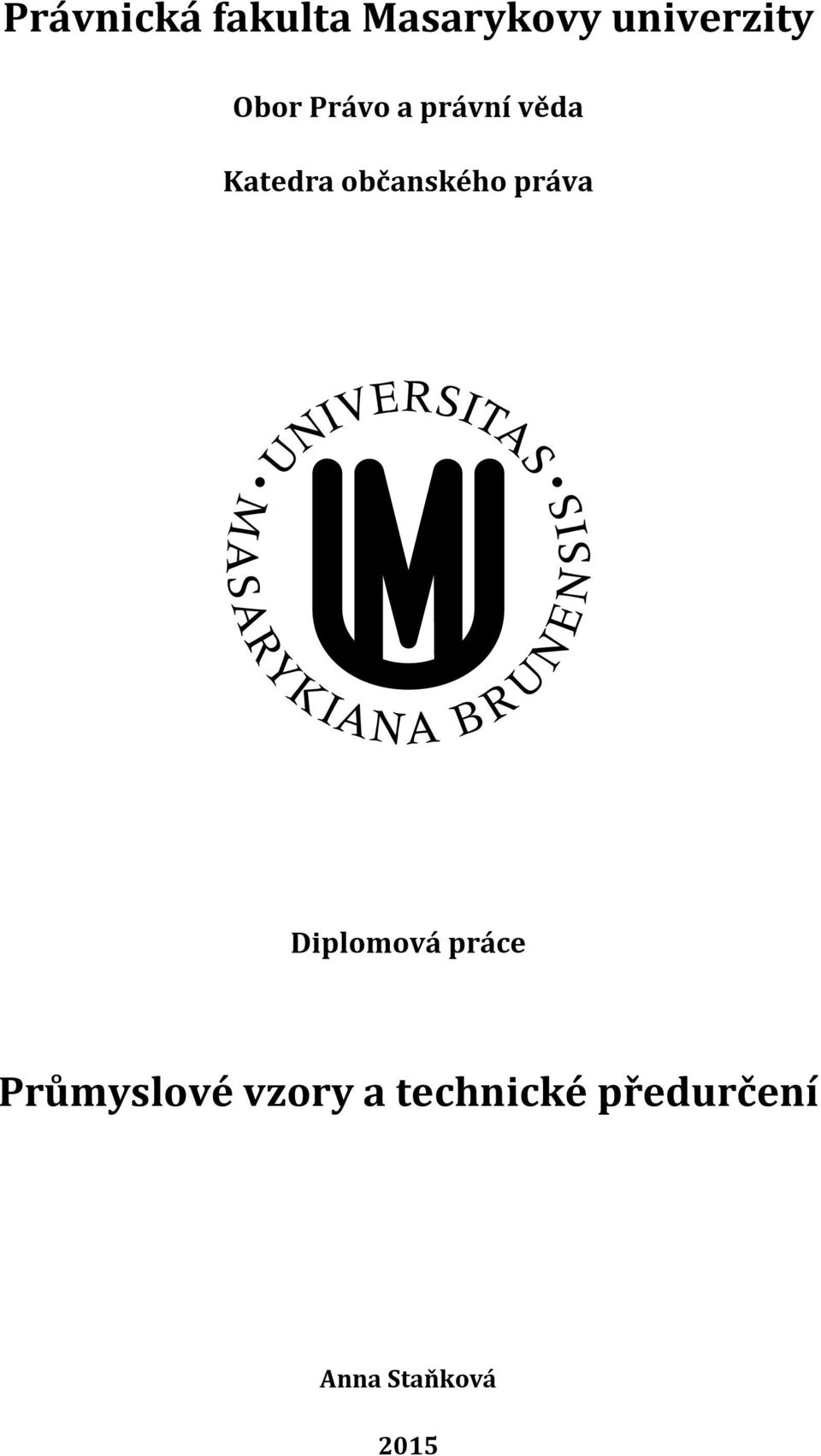 občanského práva Diplomová práce