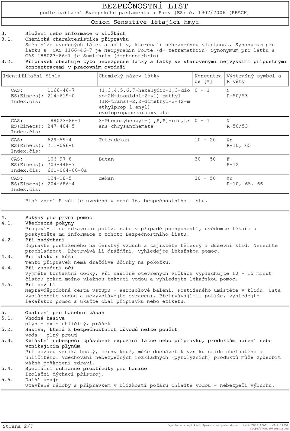 -86-1 je Sumithrin (d-phenotrhrin) 3.2.