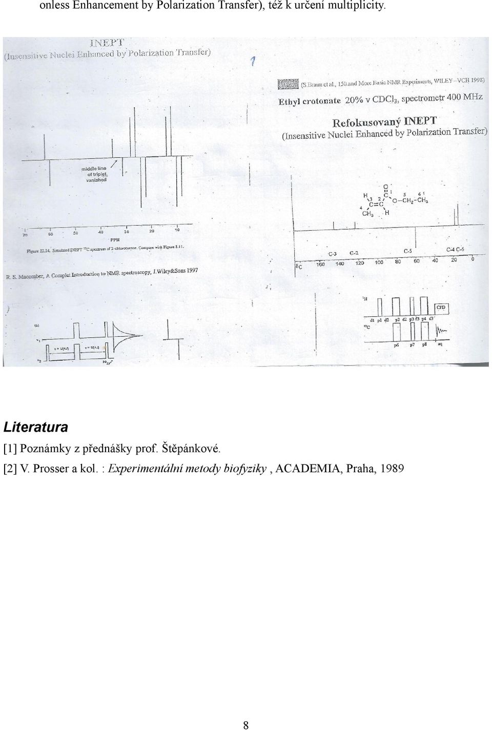 Literatura [1] Poznámky z přednášky prof.