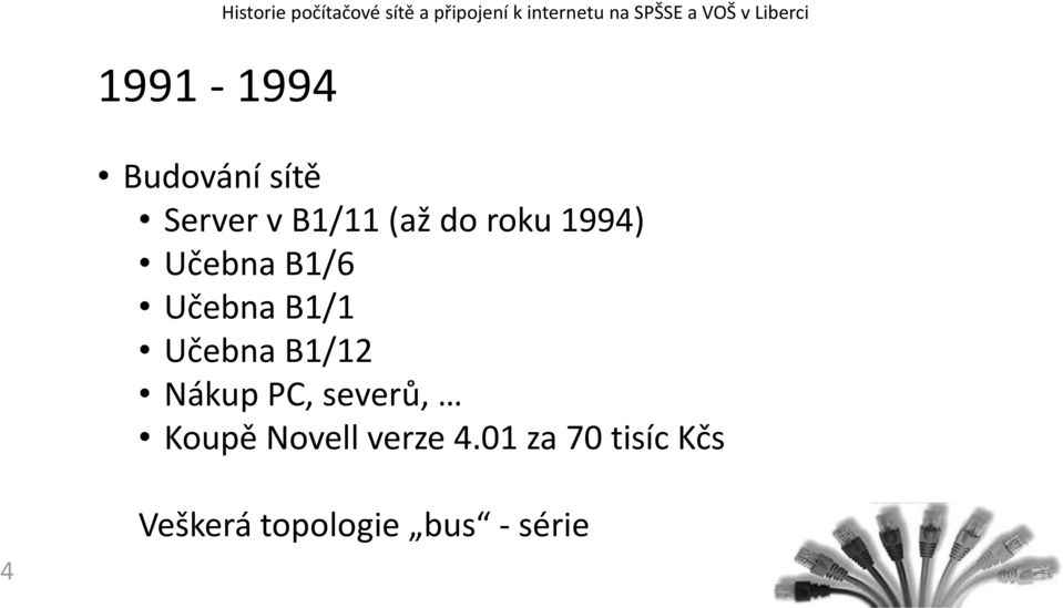 B1/12 Nákup PC, severů, Koupě Novell verze 4.