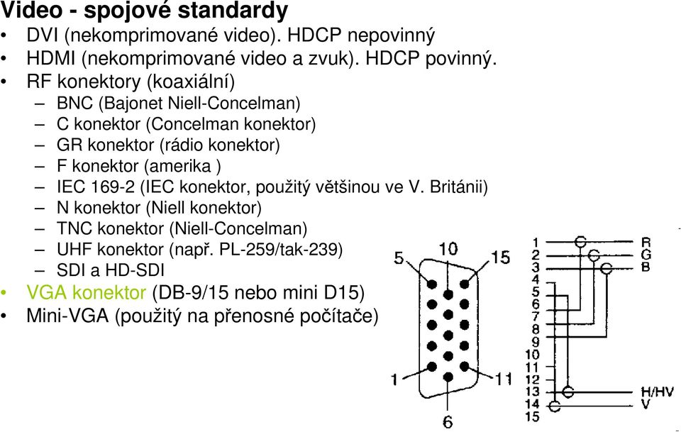 konektor (amerika ) IEC 169-2 (IEC konektor, použitý většinou ve V.