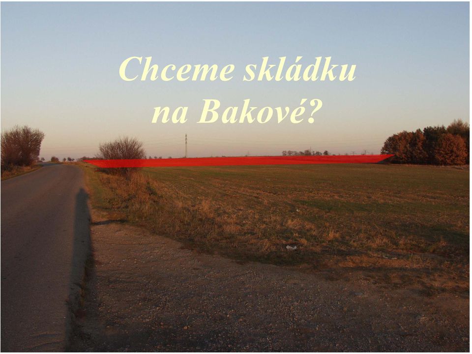 na Bakové?