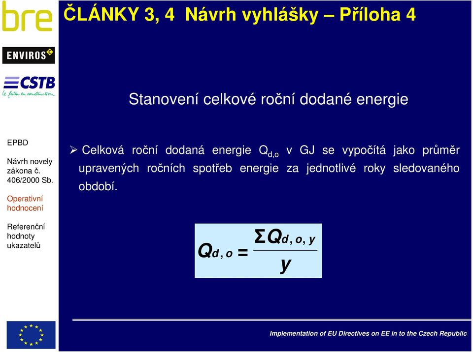 GJ se vypočítá jako průměr upravených ročních spotřeb