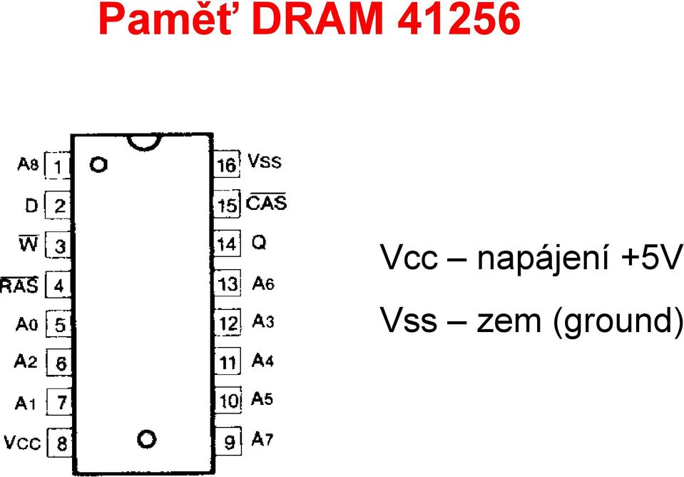 napájení +5V