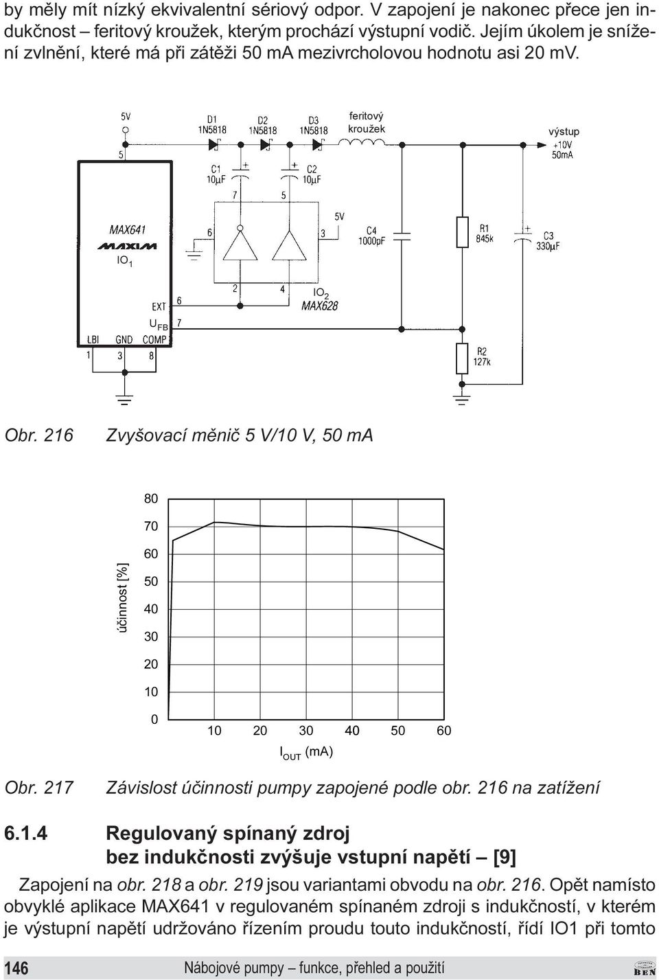 podle obr 216 na zatížení 6 1 4 Regulovaný spínaný zdroj bez indukènosti zvýšuje vstupní napìtí [9] Zapojení na obr 218 a obr 219 jsou variantami obvodu na obr 216 Opìt namísto obvyklé