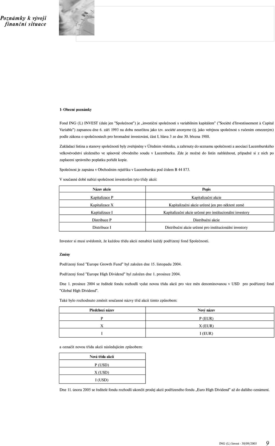 jako veřejnou společnost s ručením omezeným) podle zákona o společnostech pro hromadné investování, část I, hlava 3 ze dne 30. března 1988.