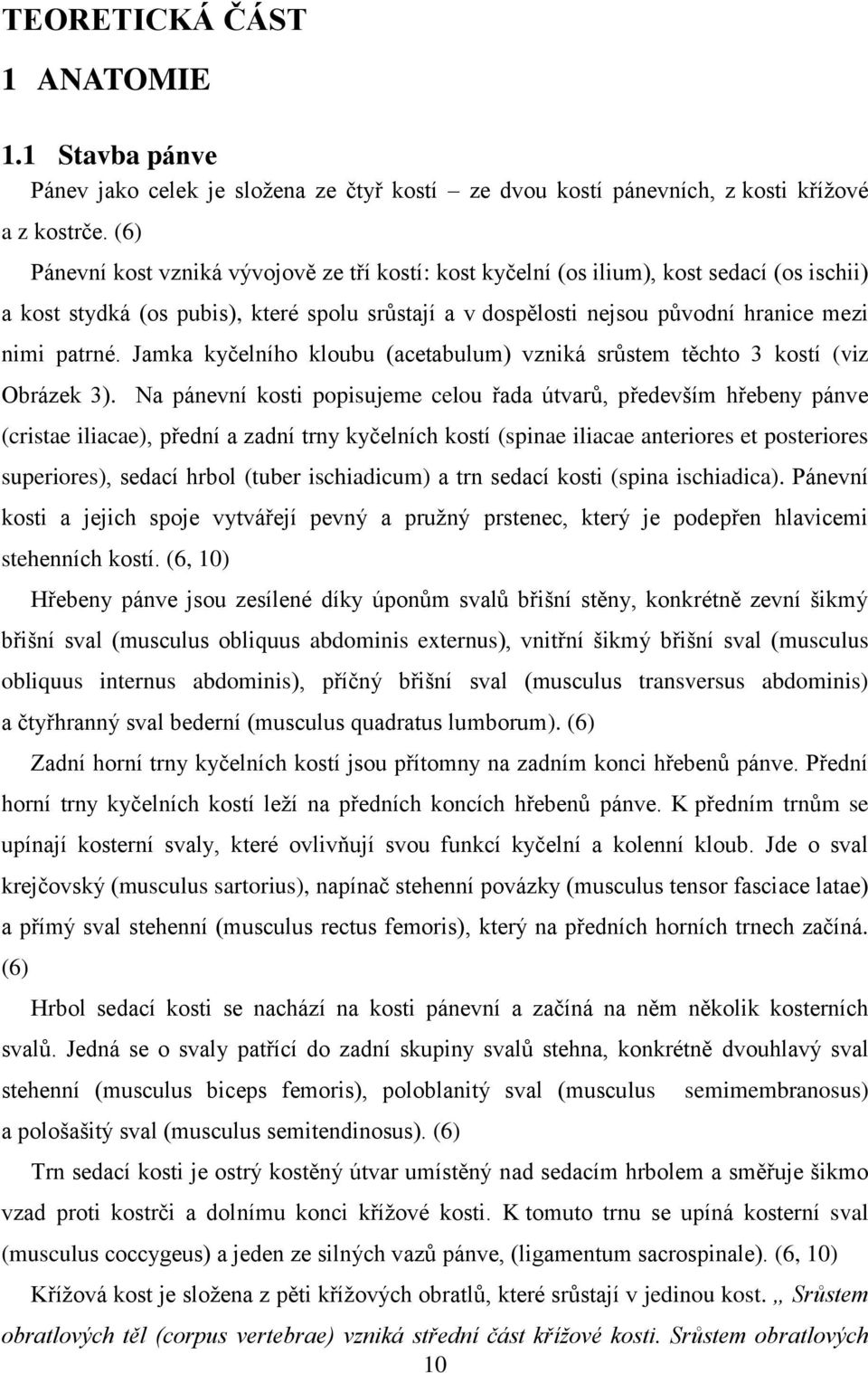 Jamka kyčelního kloubu (acetabulum) vzniká srůstem těchto 3 kostí (viz Obrázek 3).