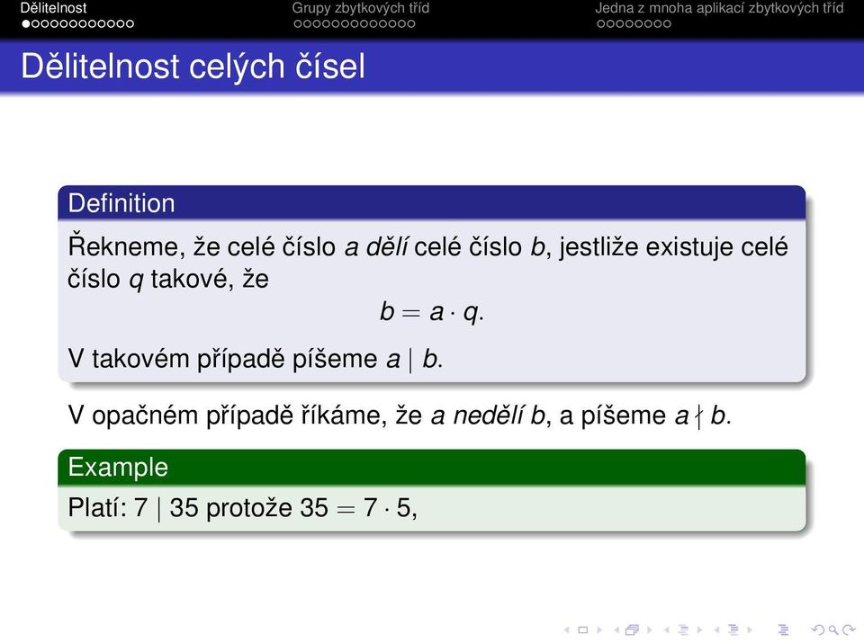 = a q. V takovém případě píšeme a b.