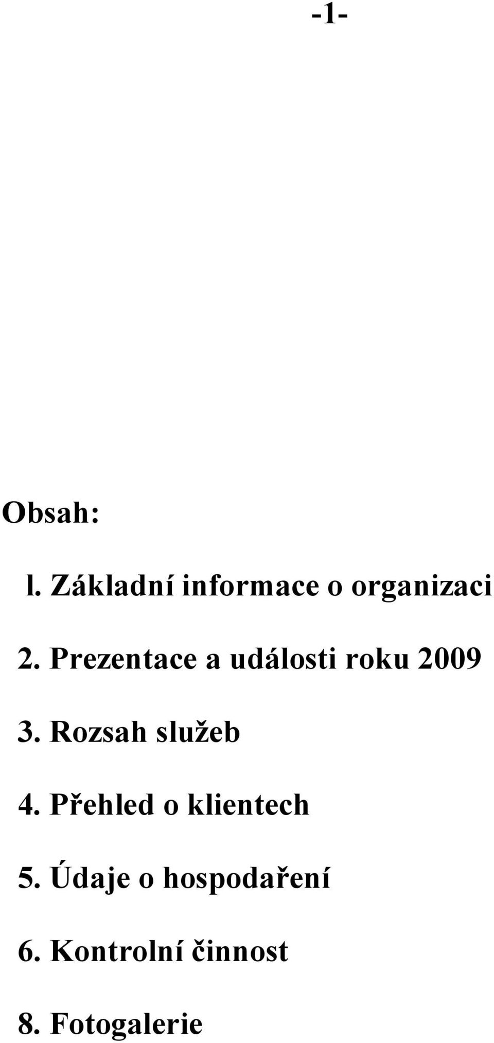 Prezentace a události roku 2009 3.